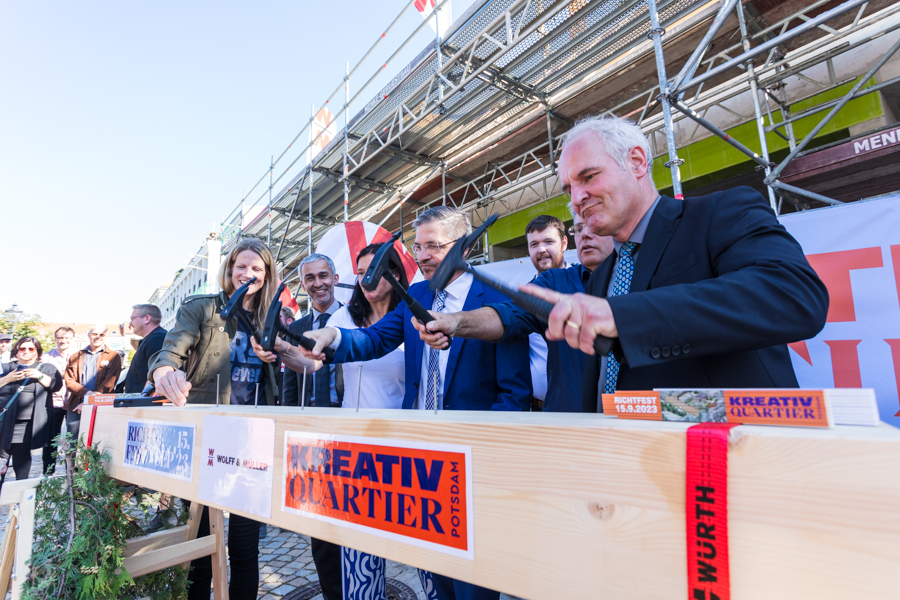 Richtfest im KreativQuartier